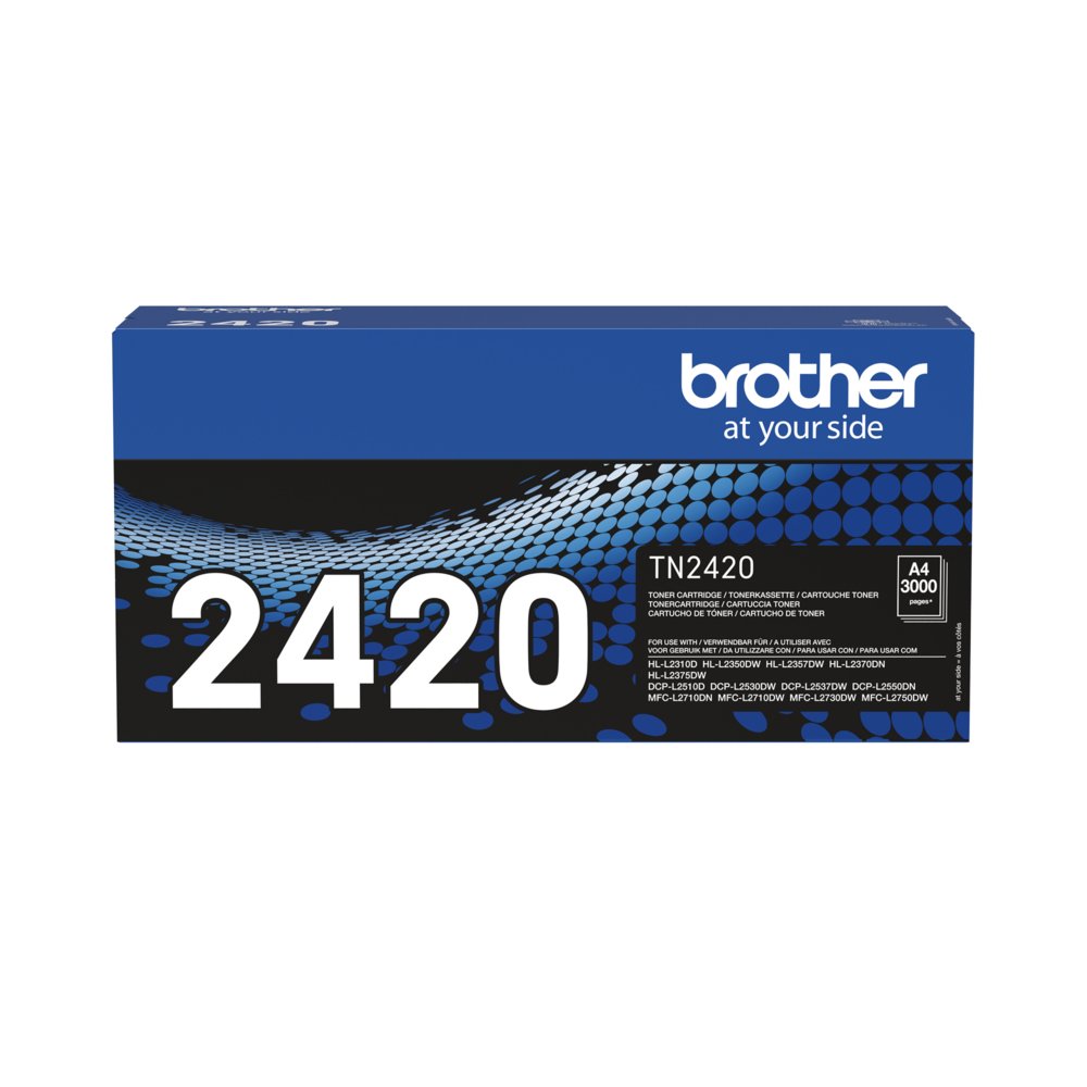 Brother TN-2420 Tonercartridge | Origineel | Zwart | Capaciteit: 3000 Pagina's - Matmuis
